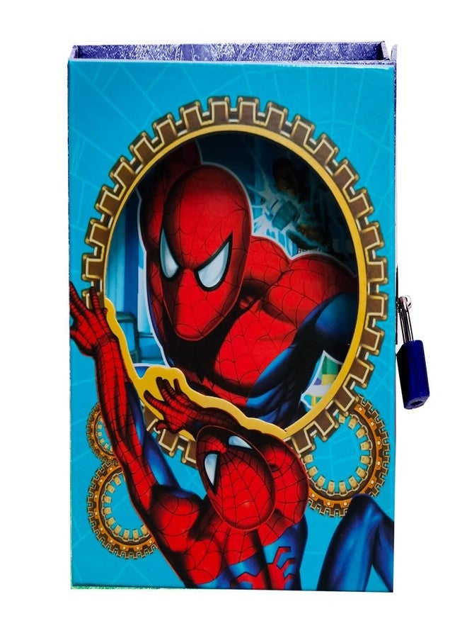 Art Bundle large A6 Size Spiderman Lock Dairy for Boys Gifts options-Size:16.5 * 13.5 * 3 cm - Image 3